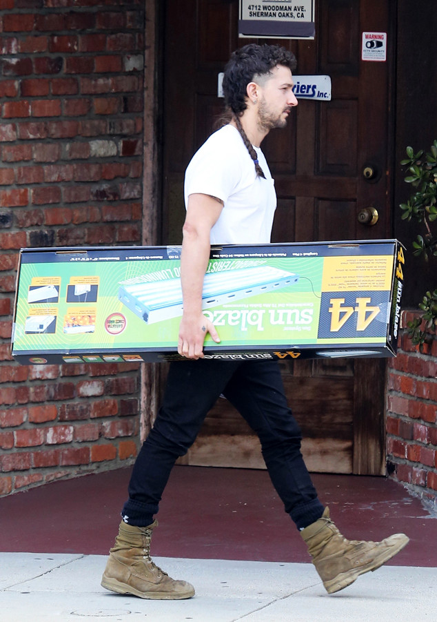 Shia LaBeouf's Latest Errand Is a Head-Scratcher - E! Online - CA